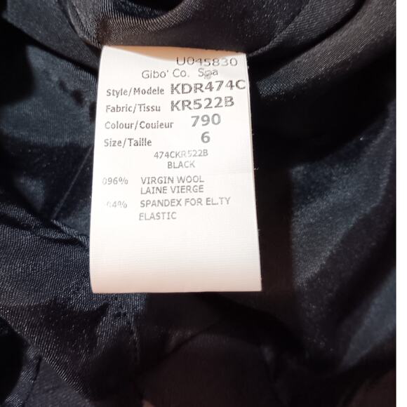 MICHAEL KORS COLLECTION Tailored Wool Cocktail Dress 6 Classic Chic Madein Italy - Picture 9 of 12